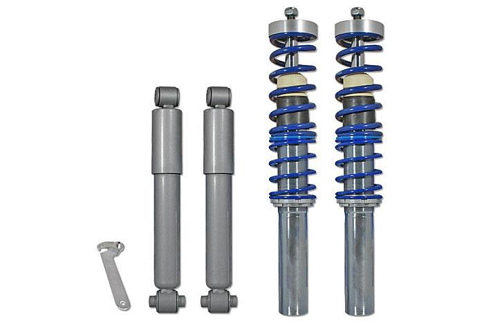 GF150126, Triple-S Schroefset, Peugeot 206 1.1/ 1.4/ 1.6/ 1.6 16V/ 1.4HDi/ 1.9D 08/1998-3/2012, 890KG max vooraslast, De set bevat alleen vooras-veren